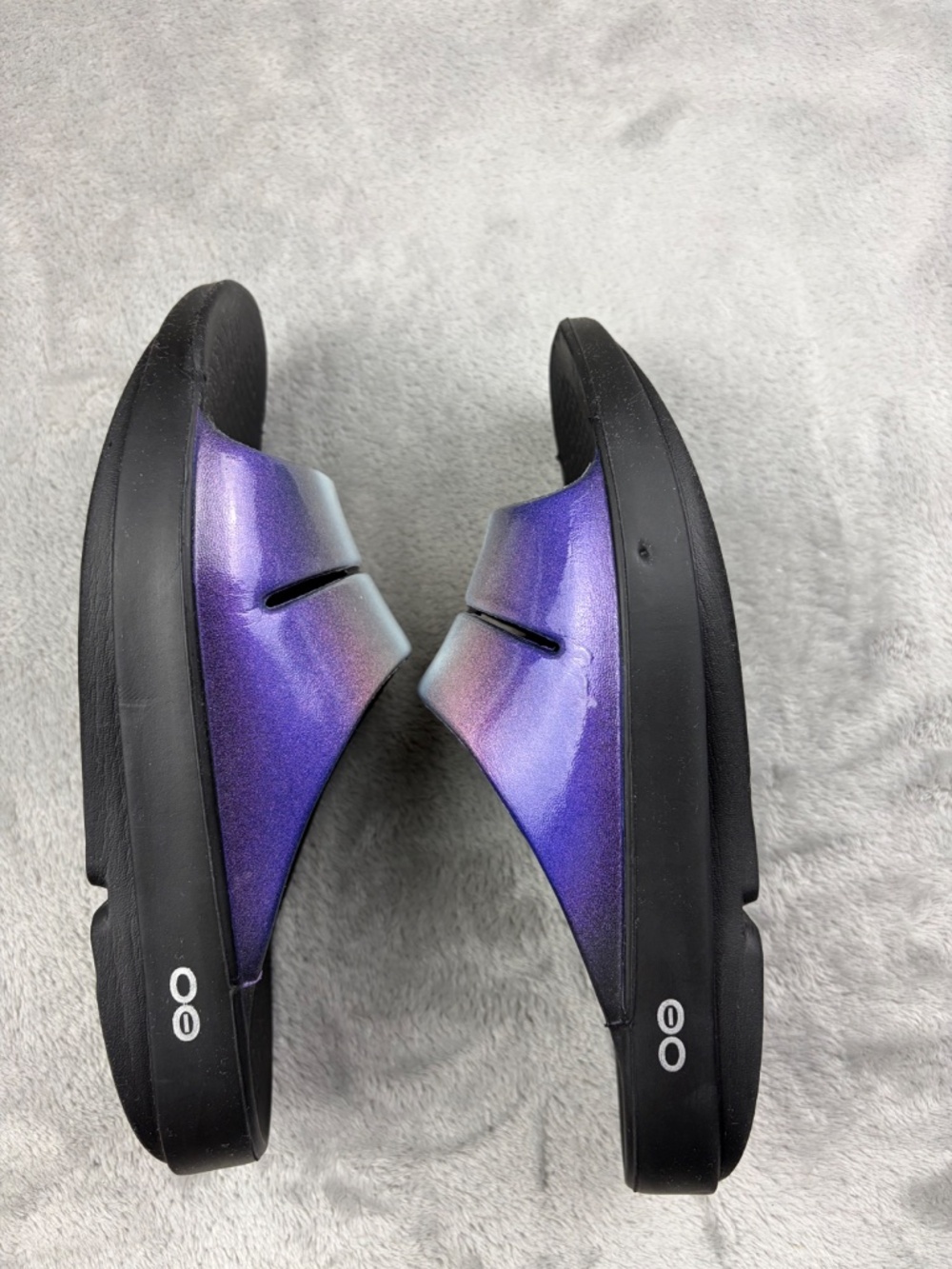 OOFOS OOahh Luxe Slide Recovery Sandals Women's Size 8 - Picture 5 of 10